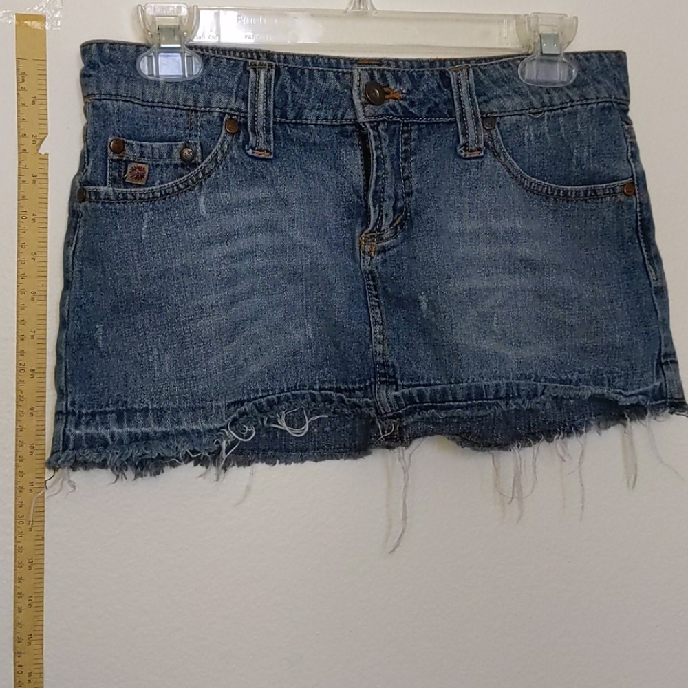 Paris blues jean mini skirt size 3